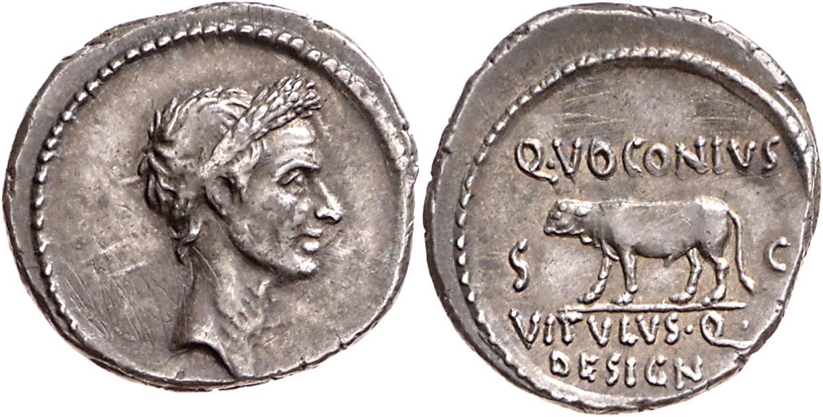 Röm. Republik: Q. Voconius Vitulus