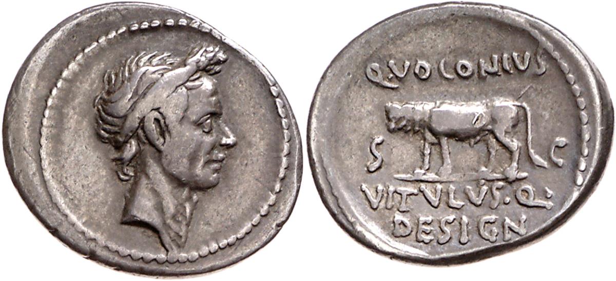 Röm. Republik: Q. Voconius Vitulus