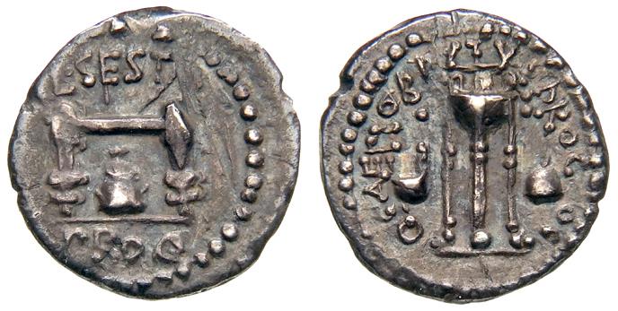 Röm. Republik: M. Iunius Brutus und L. Sestius