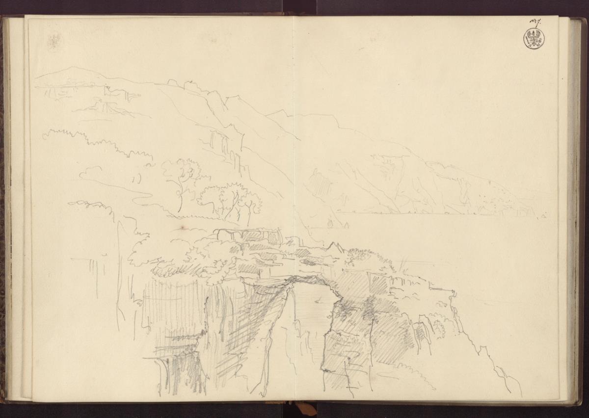 Arco dei Conti mit dem Golf von Salerno