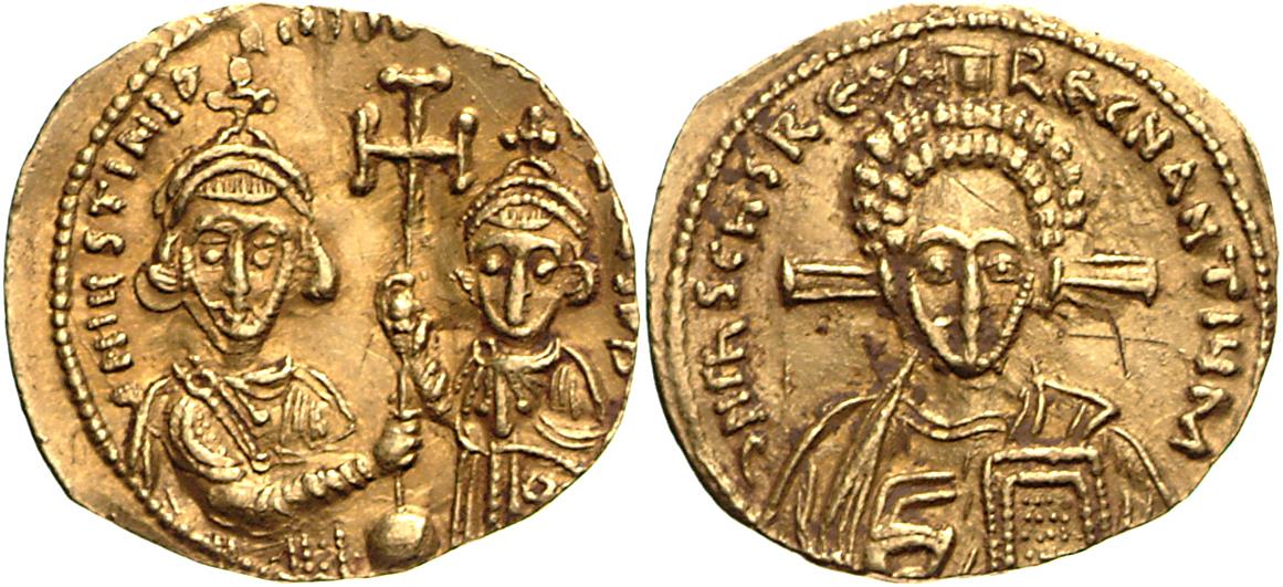 Byzanz: Justinianus II. und Tiberius