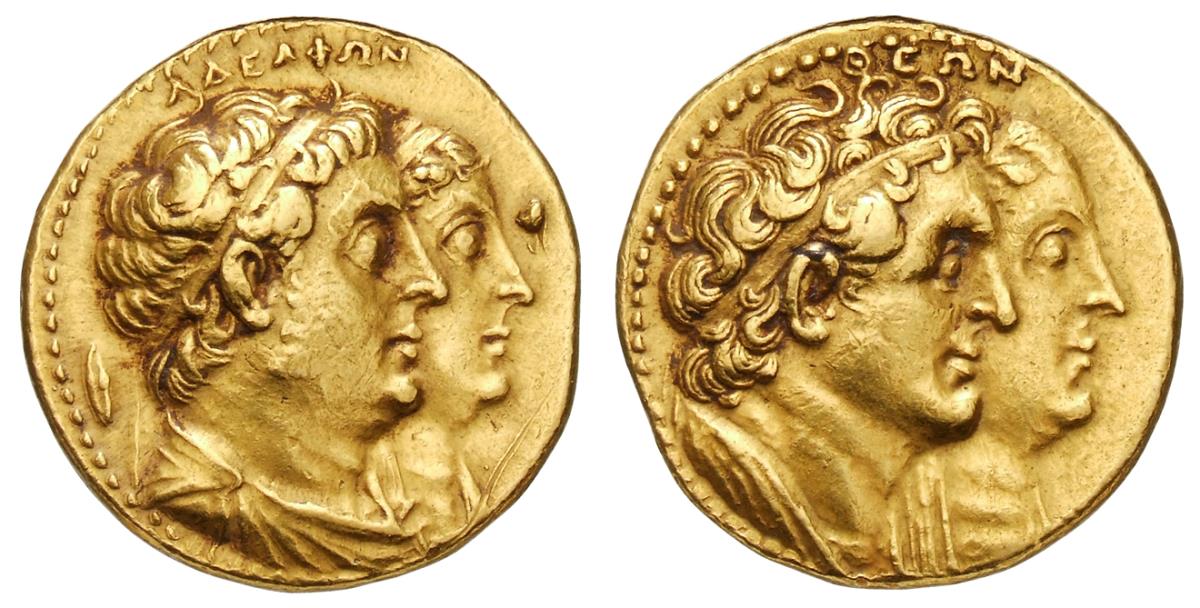 Ptolemäer: Ptolemaios II. und Arsinoe II.