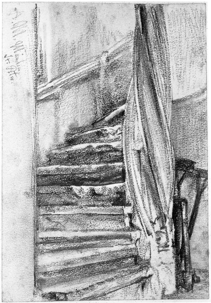 Wendeltreppe in St. Peter in München
