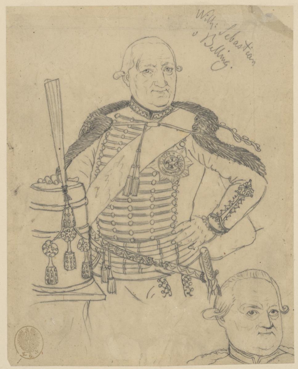 Wilhelm Sebastian von Belling. Durchzeichnung