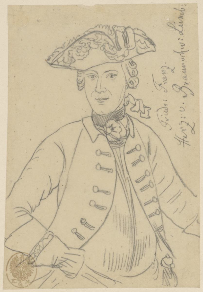 Friedrich Franz von Braunschweig-Lüneburg. Durchzeichnung
