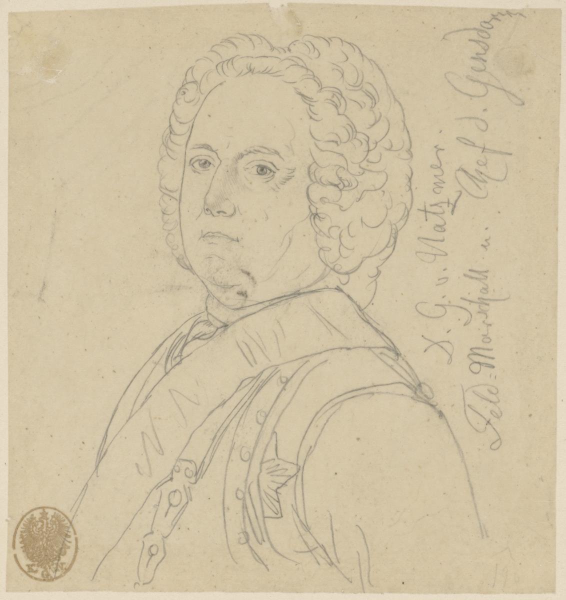 Dubislaw Gneomar von Natzmer. Durchzeichnung