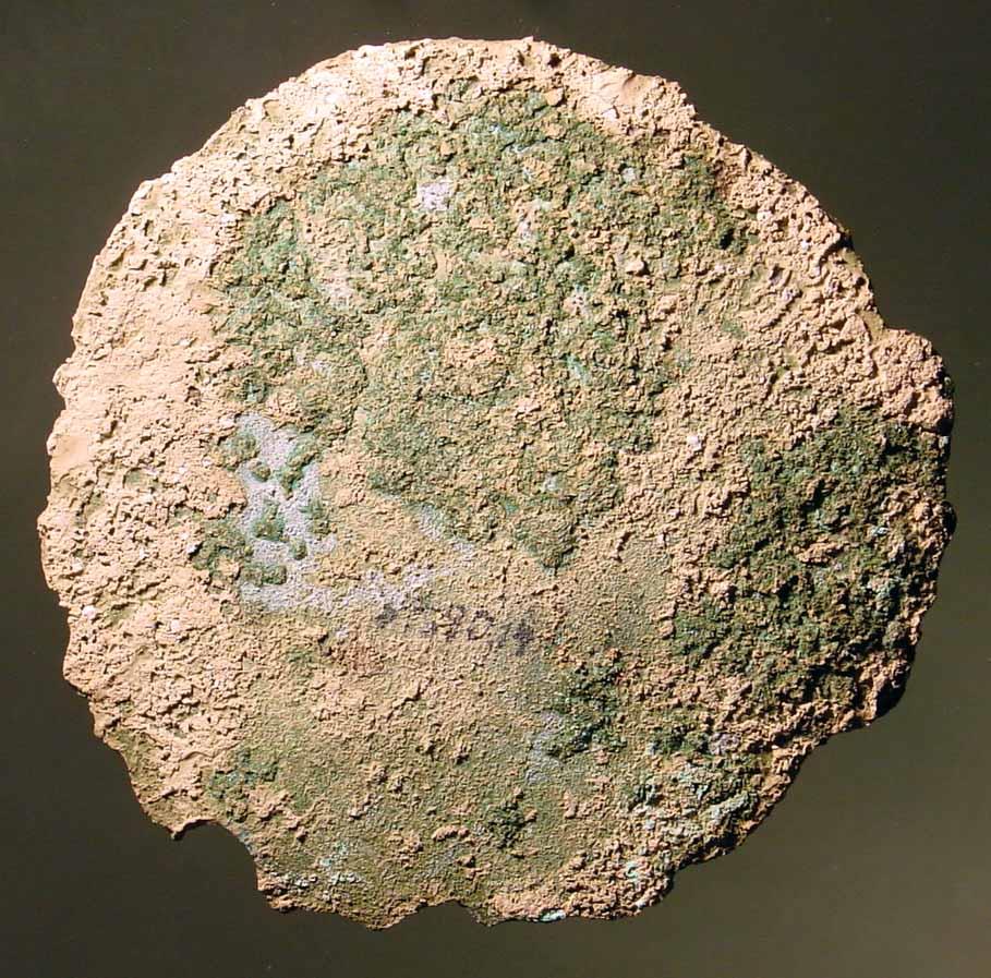 Boden oder Deckel eines mykenischen Gefäßes