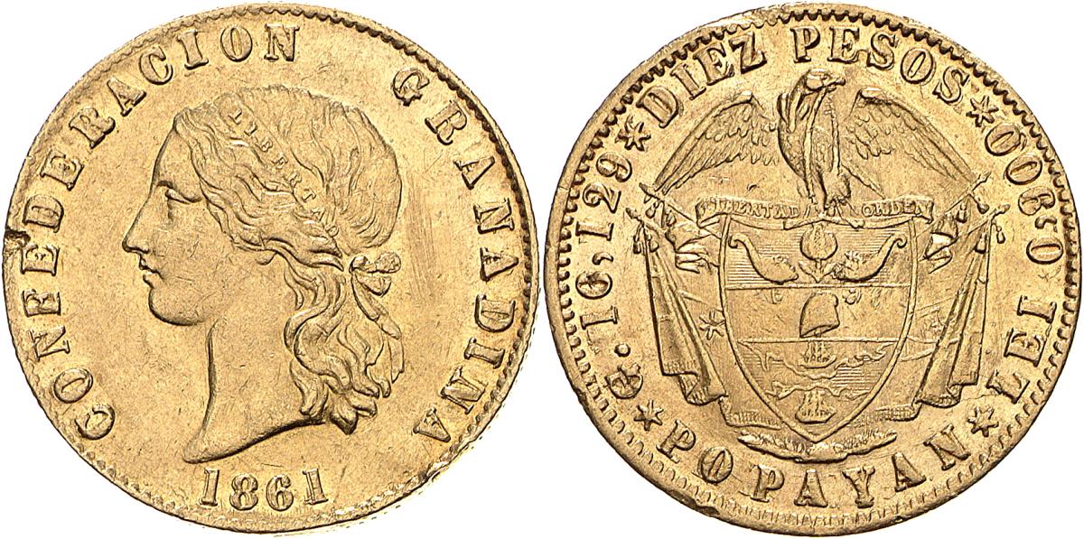 Kolumbien (Confederación Granadina): 1861