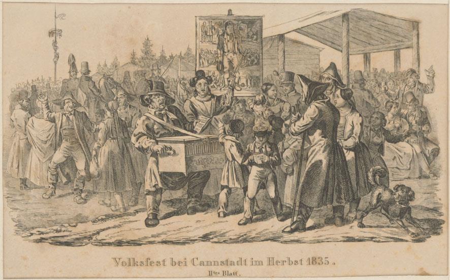Volksfest bei Cannstadt im Herbst 1835, II.tes Blatt