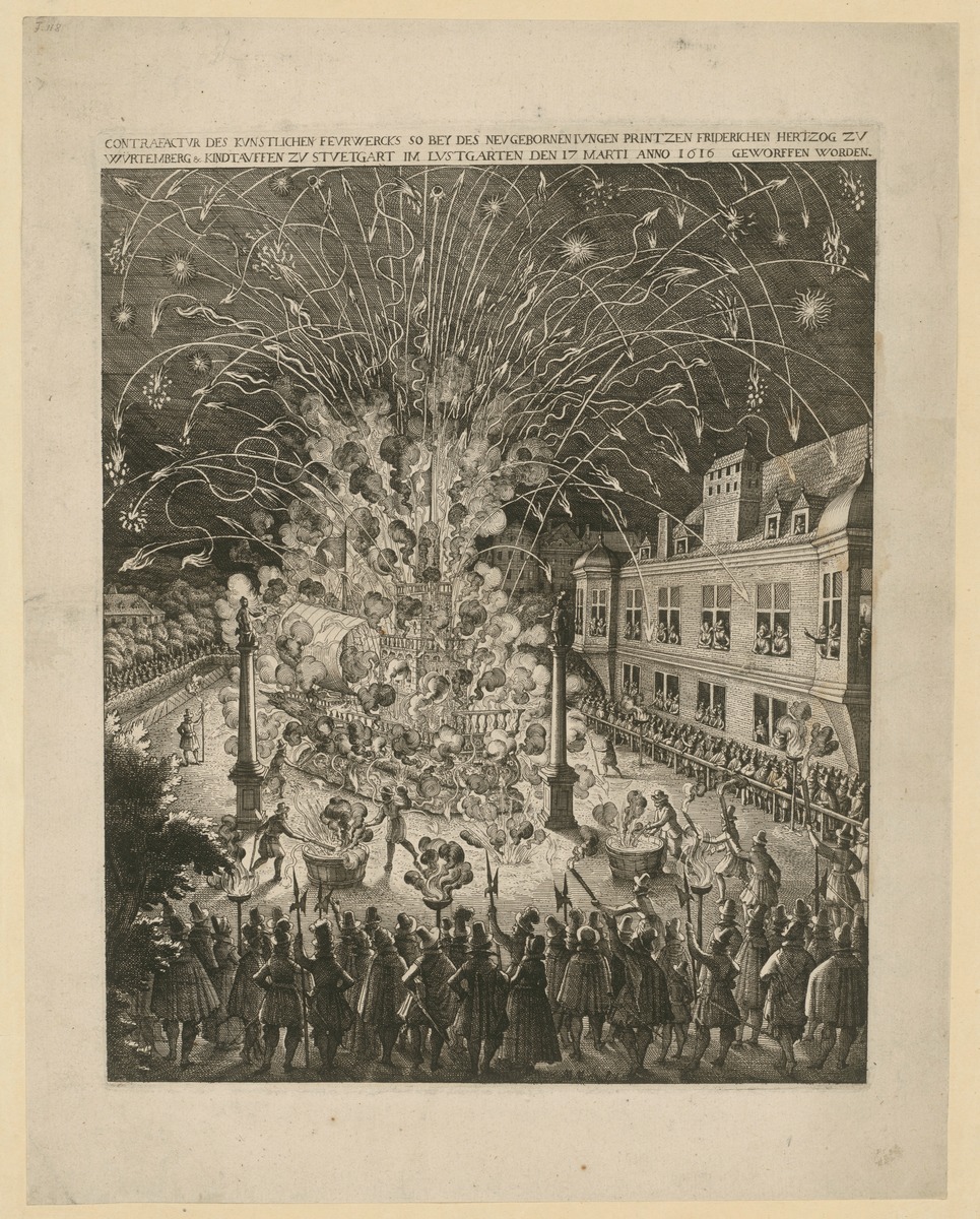 Taufe von Freidrich, Herzog von Württemberg, in Stuttgart 1616