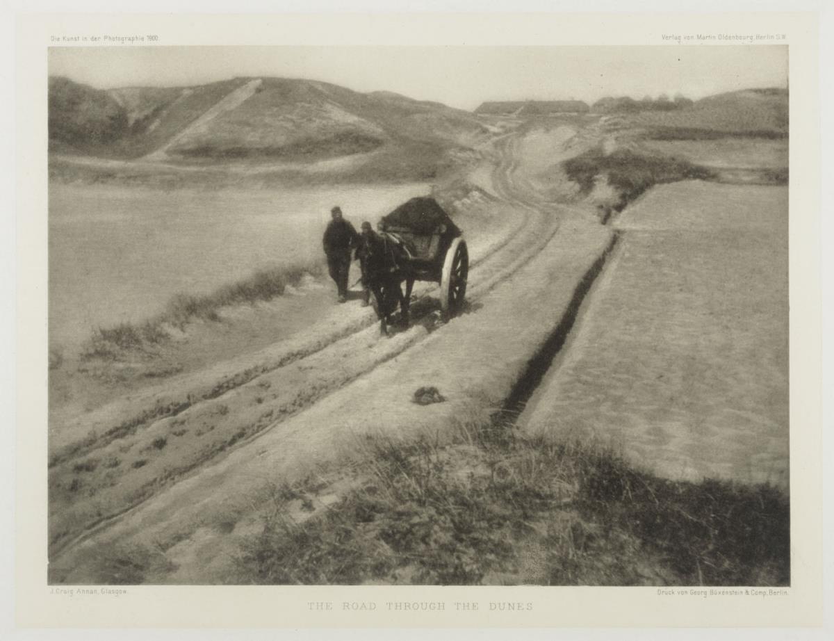 The road through the dunes