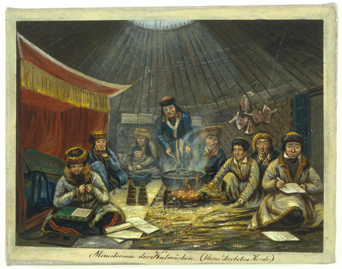 Ministerium der Kalmücken. (kleine Derbetenhorde)