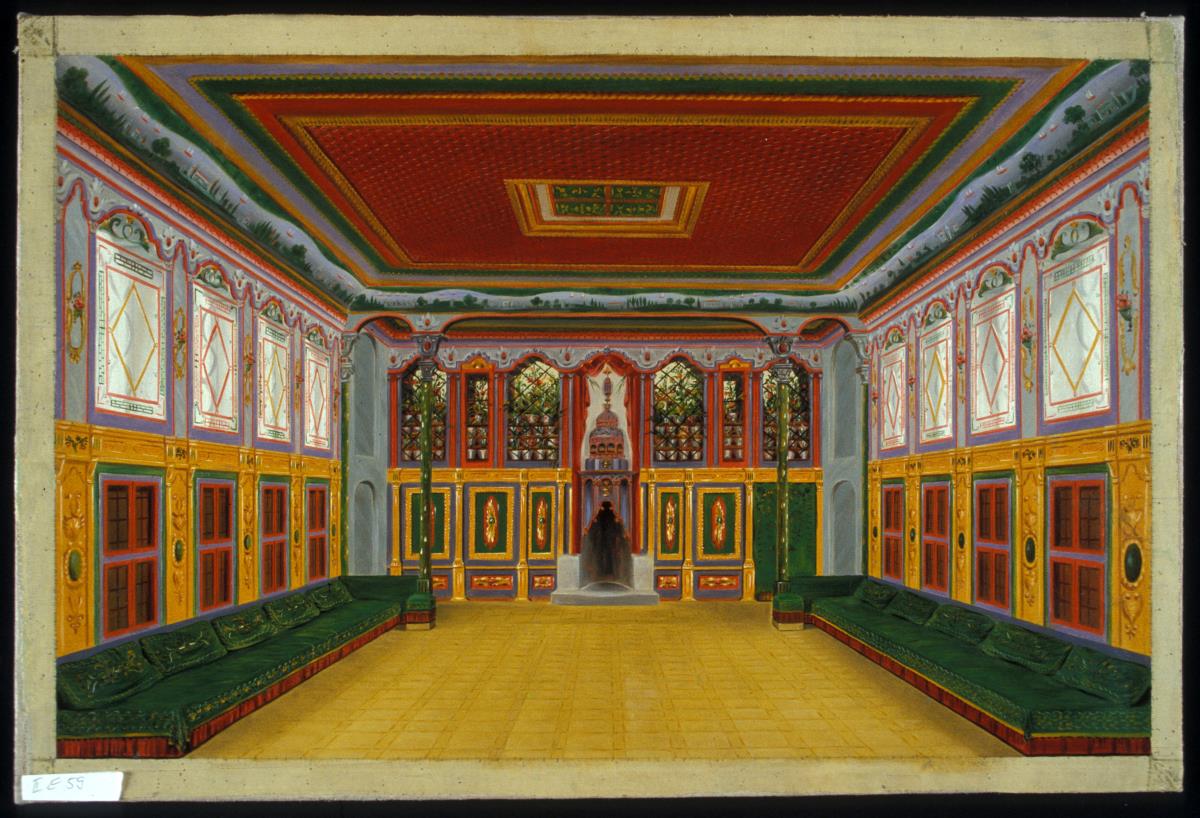 Der goldene Saal im Palast der letzten Tatar-Chane