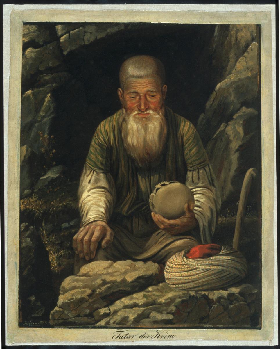 Ein alter Tatar aus der Krim