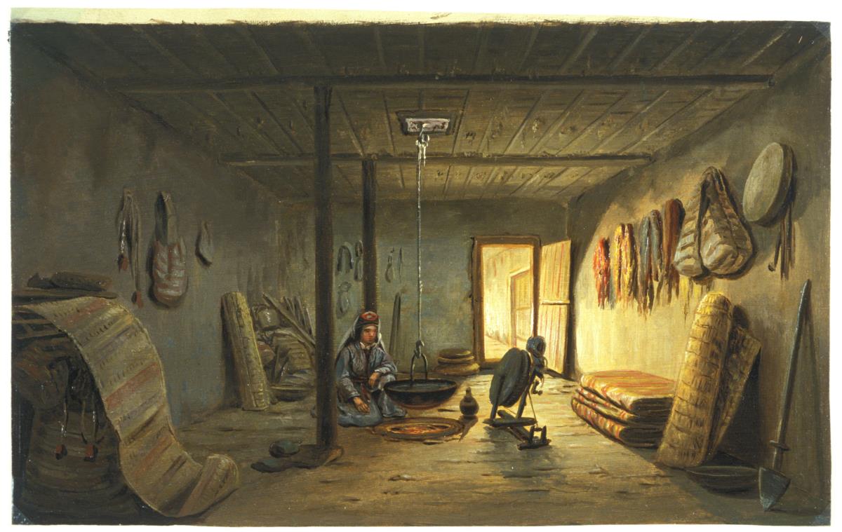 Das Innere einer armenischen Wohnung