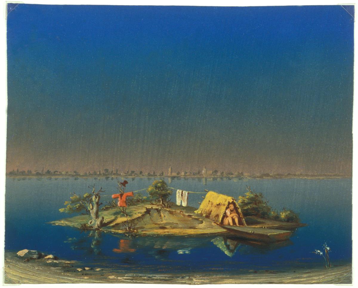 Insel in der Wolga