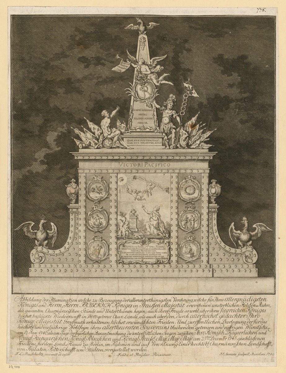 Festbeleuchtung zum Dresdener Frieden