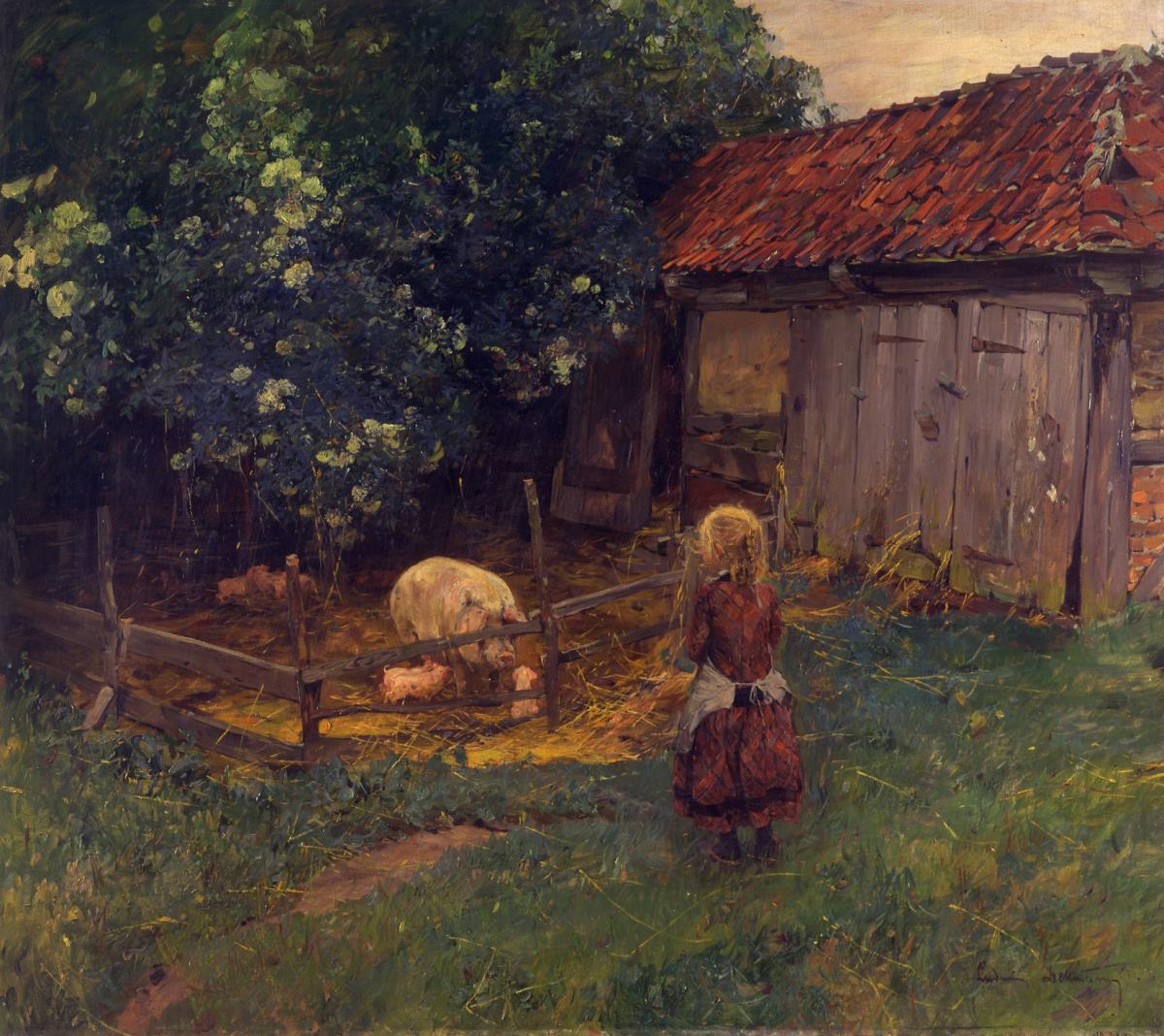 Auf dem Lande – Idyll am Schweinestall