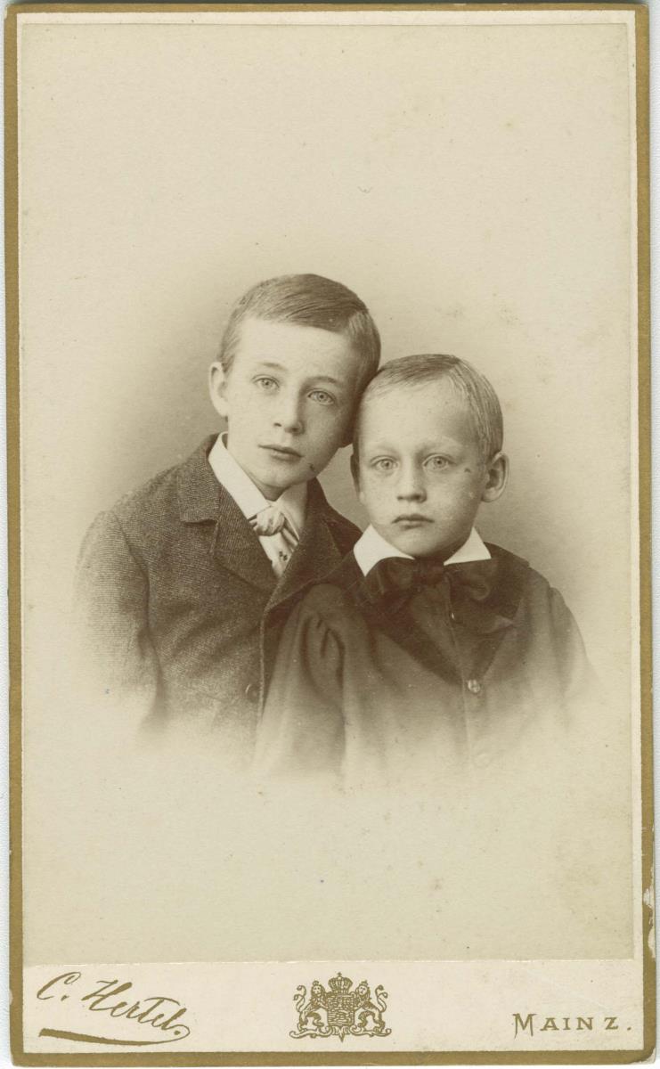 Porträt zweier Jungen
