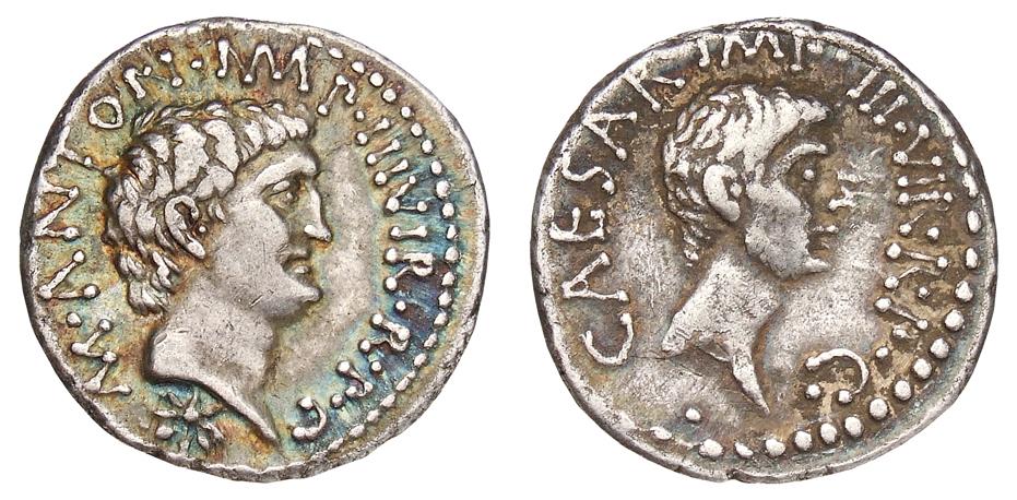 Röm. Republik: M. Antonius und C. Iulius Caesar (Octavianus)