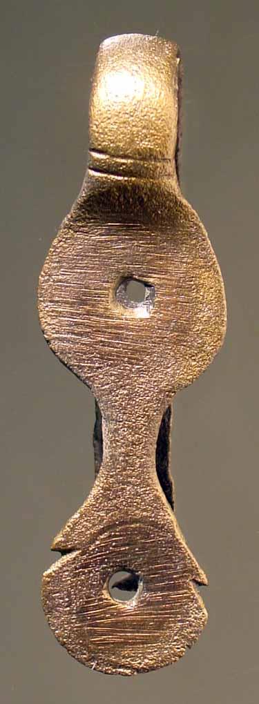Fragment aus Blech (Riemenschlaufe)
