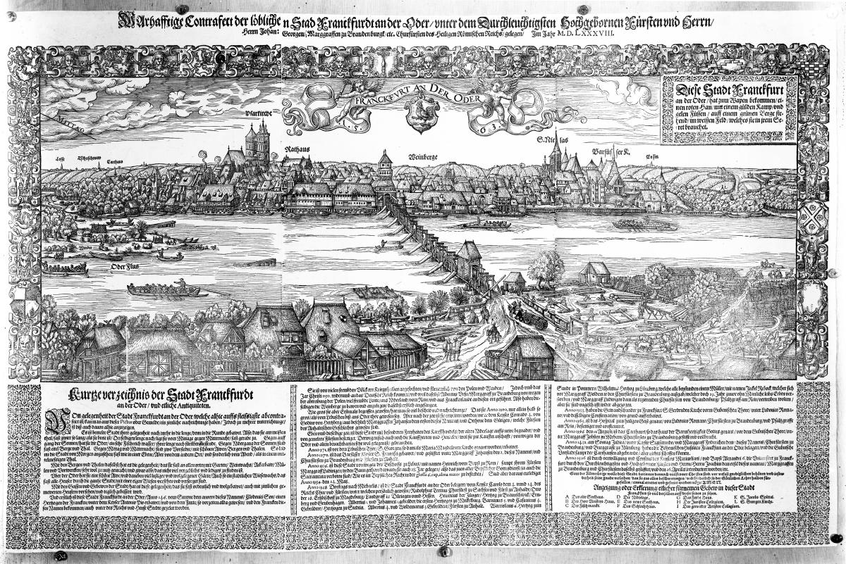 Ansicht und Beschreibung von Frankfurt an der Oder