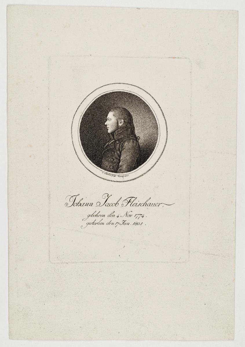 Porträt des Johann Jacob Fleischauer