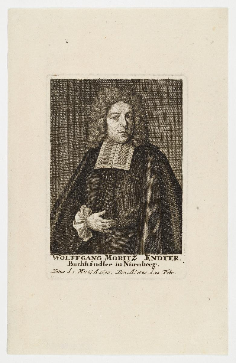 Porträt des Wolfgang Moritz Endter