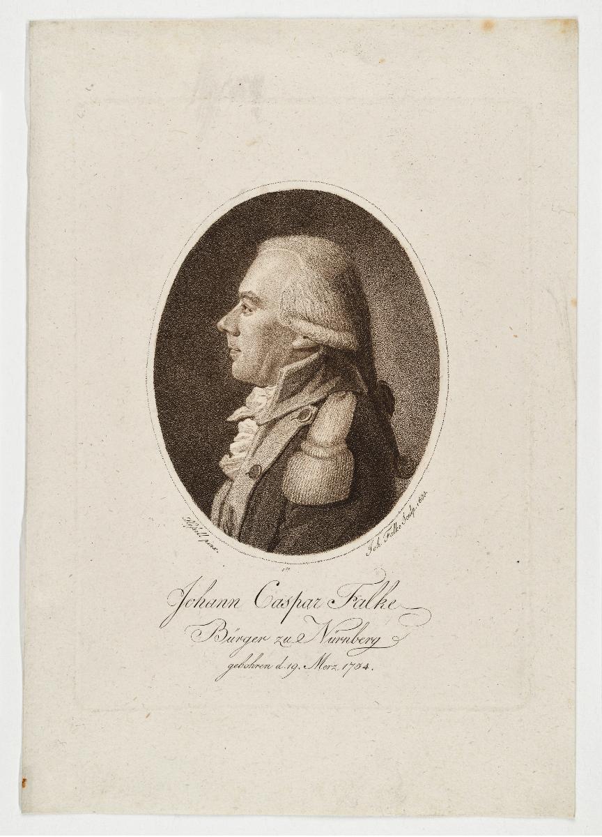 Porträt des Johann Caspar Falke
