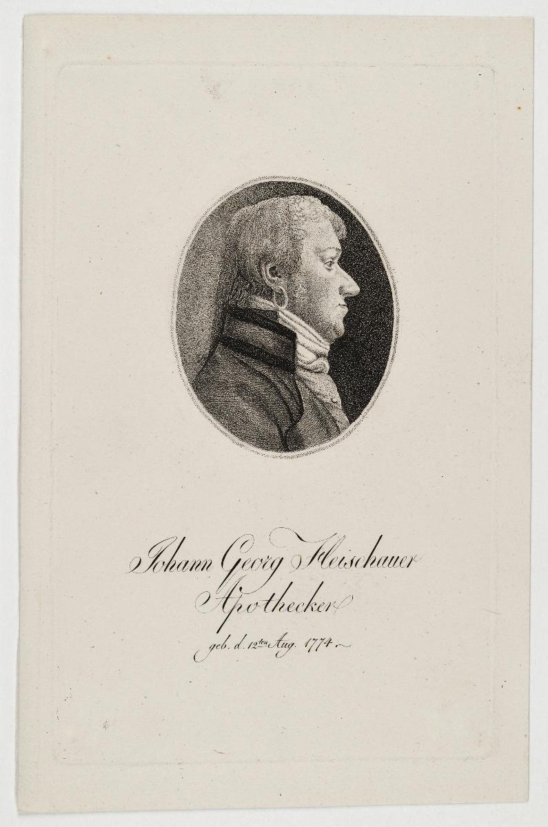 Porträt des Johann Georg Fleischauer