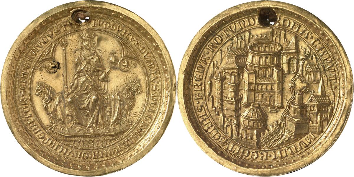 Goldbulle Ludwig IV. der Bayer