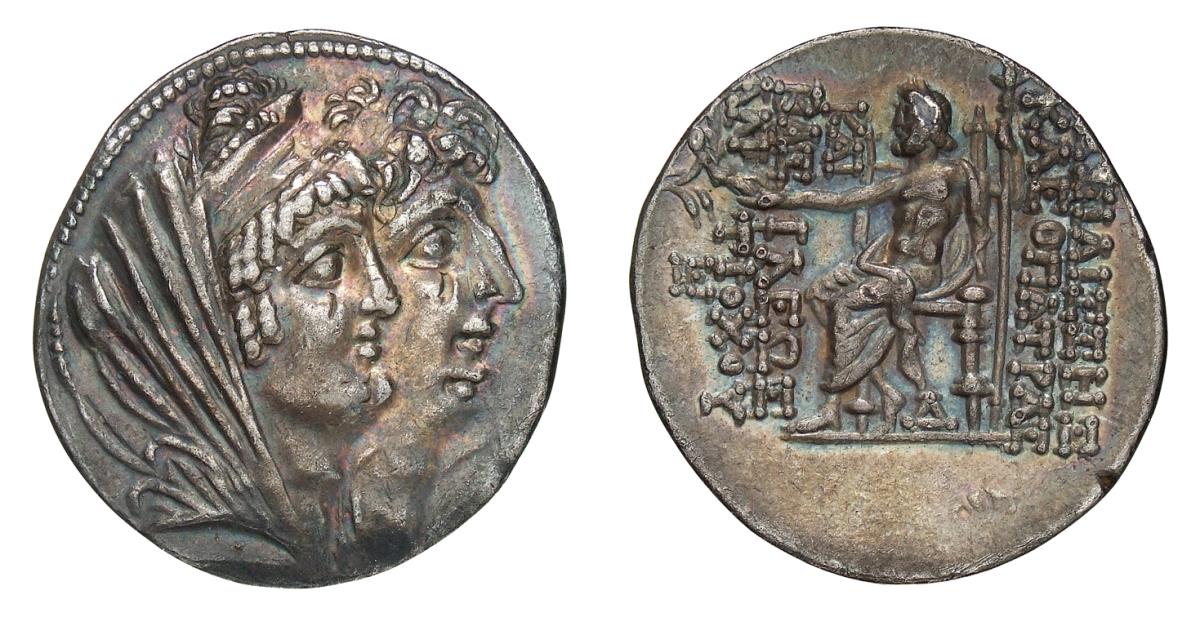 Seleukiden: Kleopatra Thea und Antiochos VIII.
