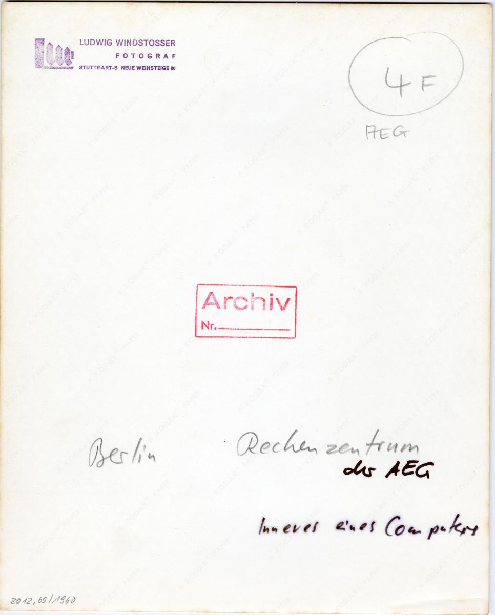 AEG, Rechenzentrum in Berlin
