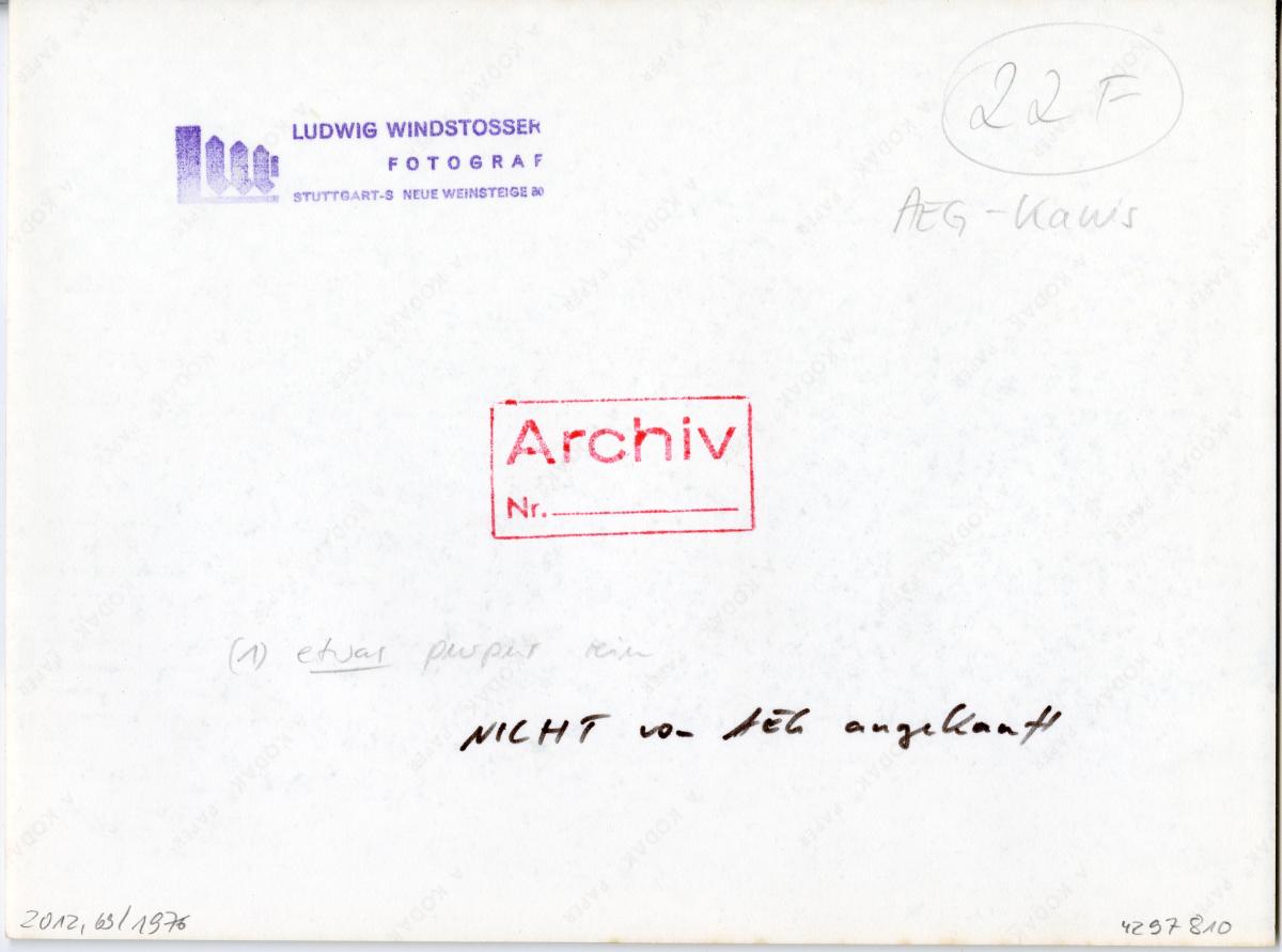 AEG-Kanis GmbH, Werksgelände
