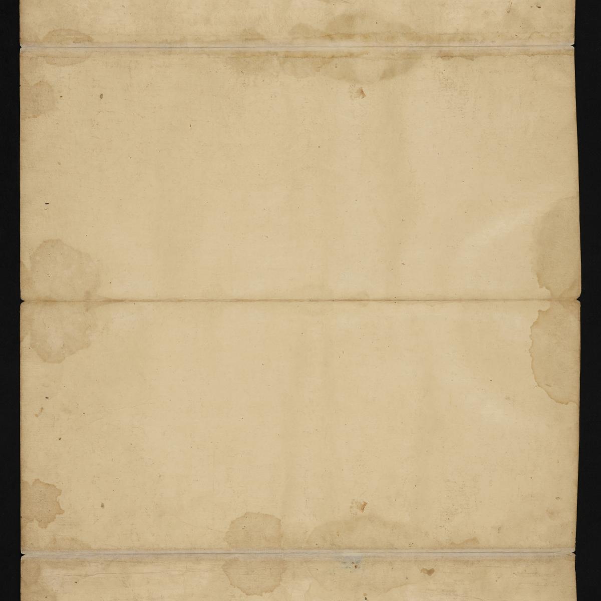 Kosmologische Prachthandschrift Traiphum („Drei Welten“); leere Seiten