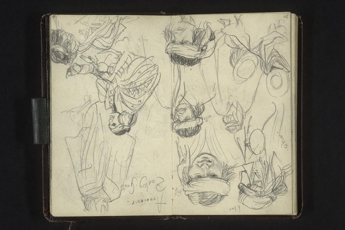 Figurenstudien von Indigenen
