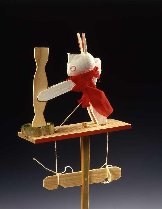 Reis stampfender Hase　持ち付きうさぎ