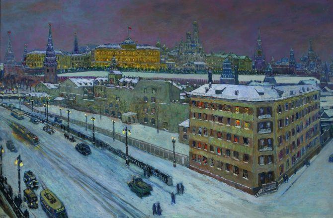 Moskau mit Kreml