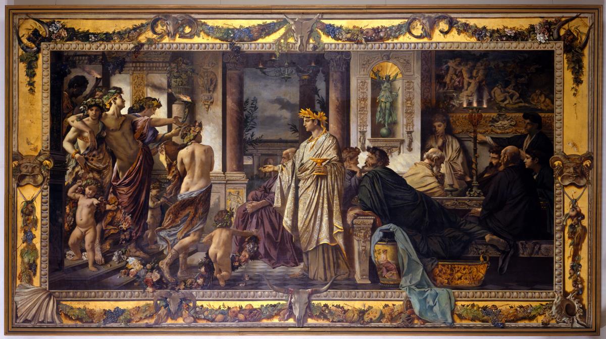 Das Gastmahl (nach Plato), zweite Fassung