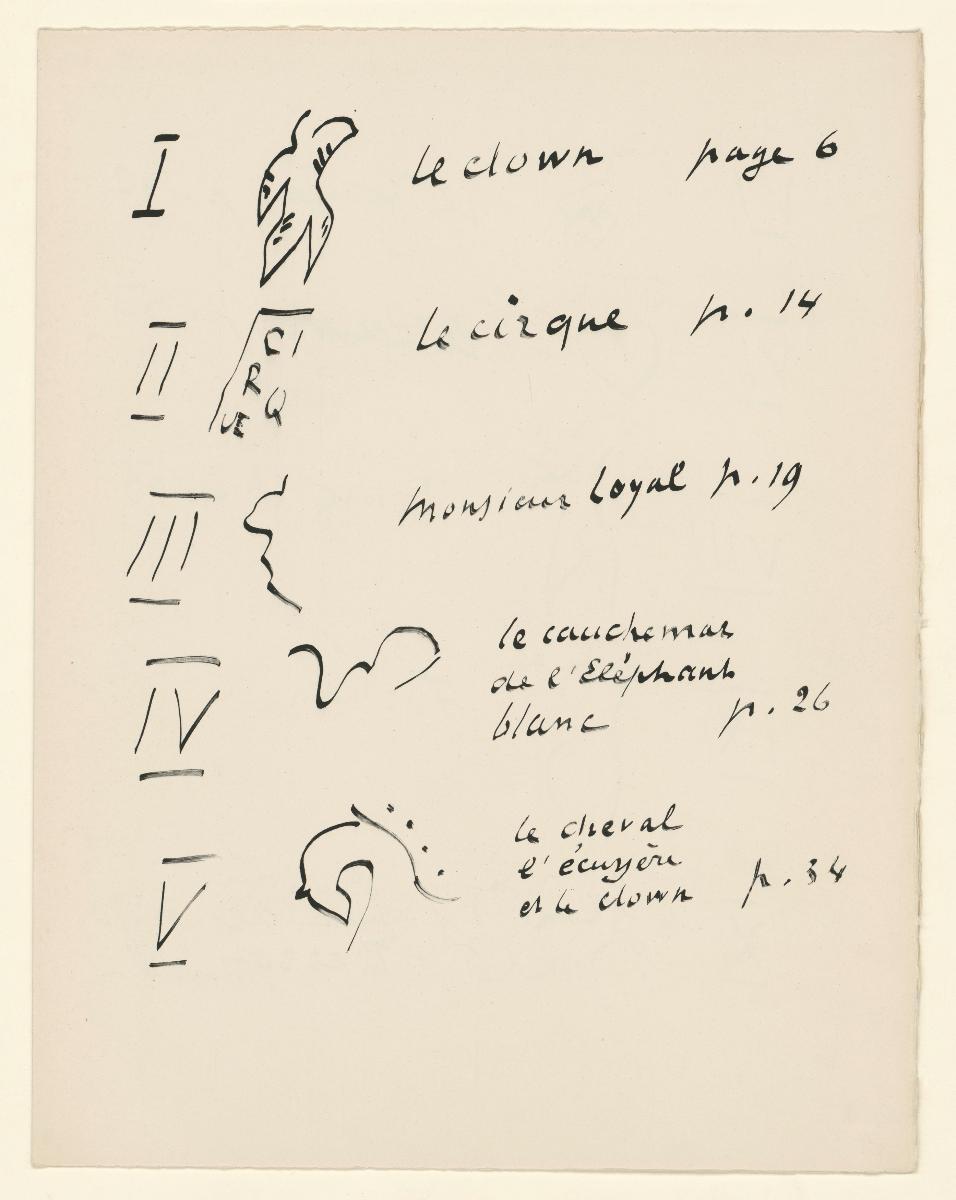 Table des Images 1. Aus "Jazz". S. 149