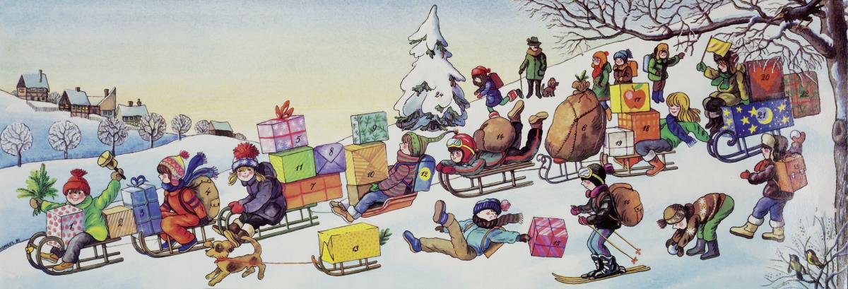 Fahrt zur Schulweihnachtsfeier