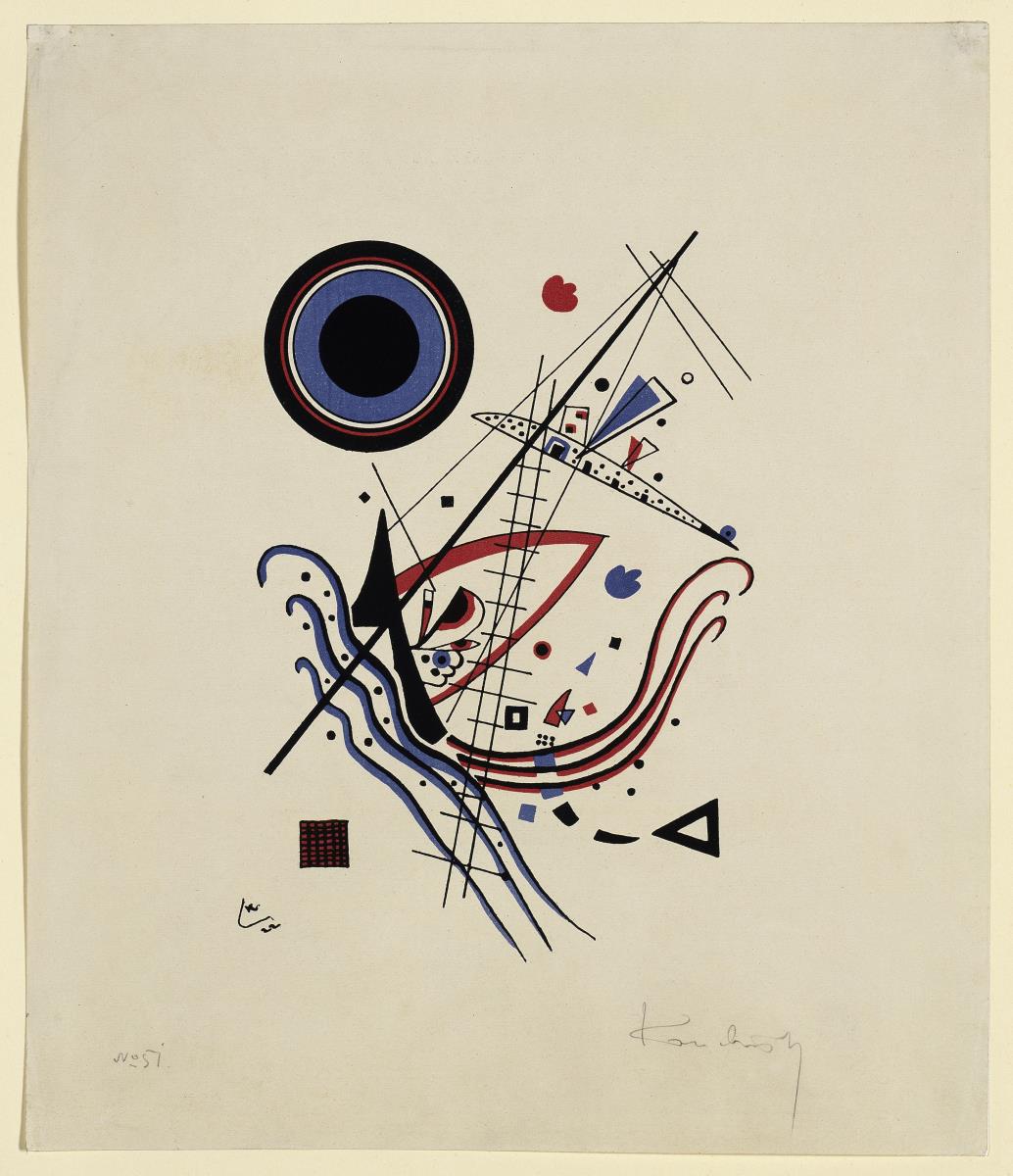 Lithographie "Blau"
