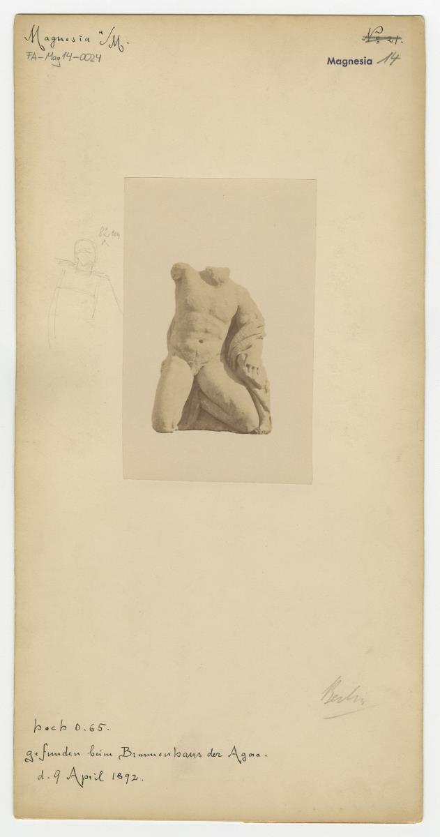 Statue eines Satyrs aus Magnesia am Mäander
