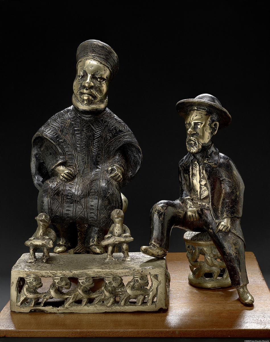 König Njoya und Rudolf Oldenburg