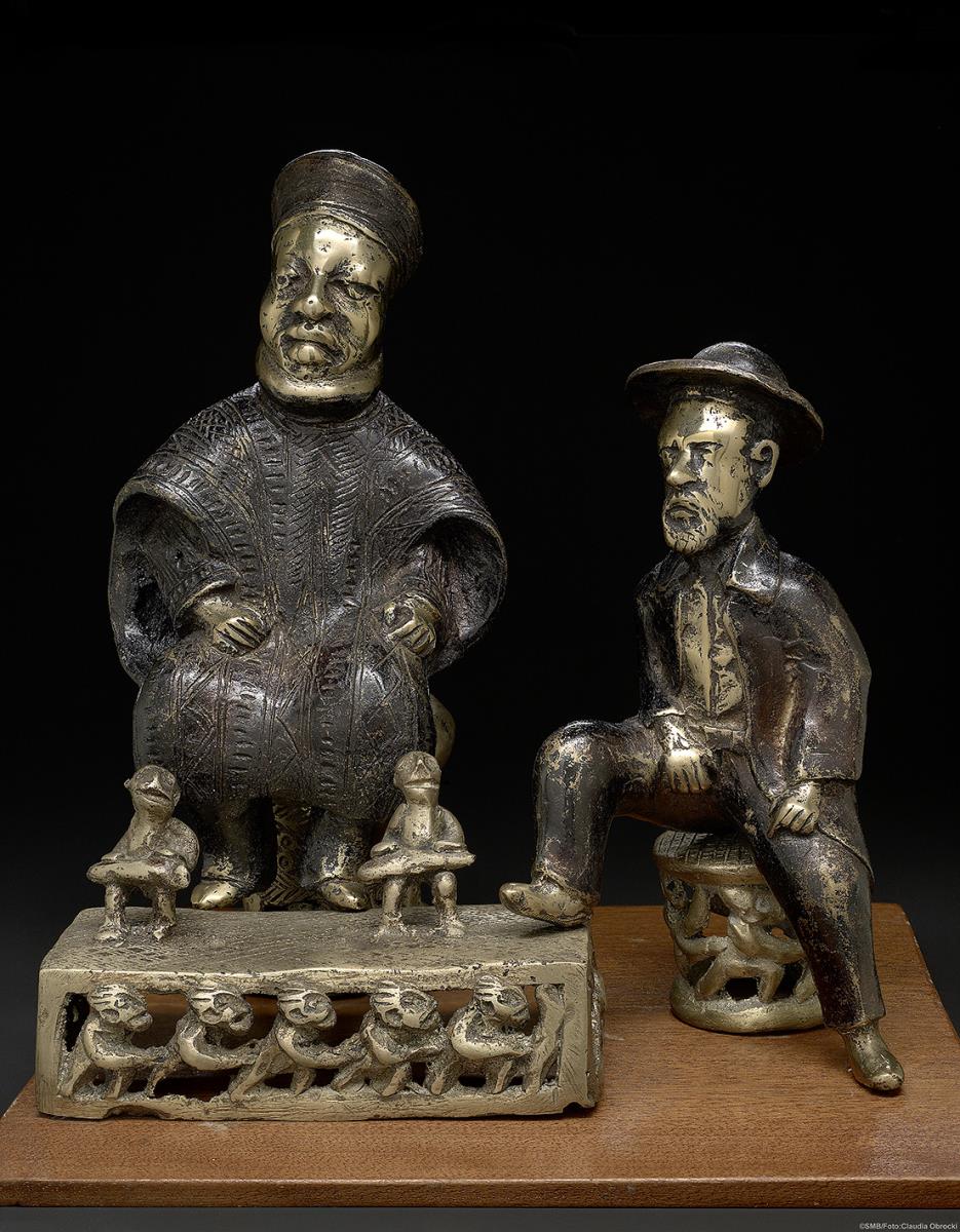 König Njoya und Rudolf Oldenburg