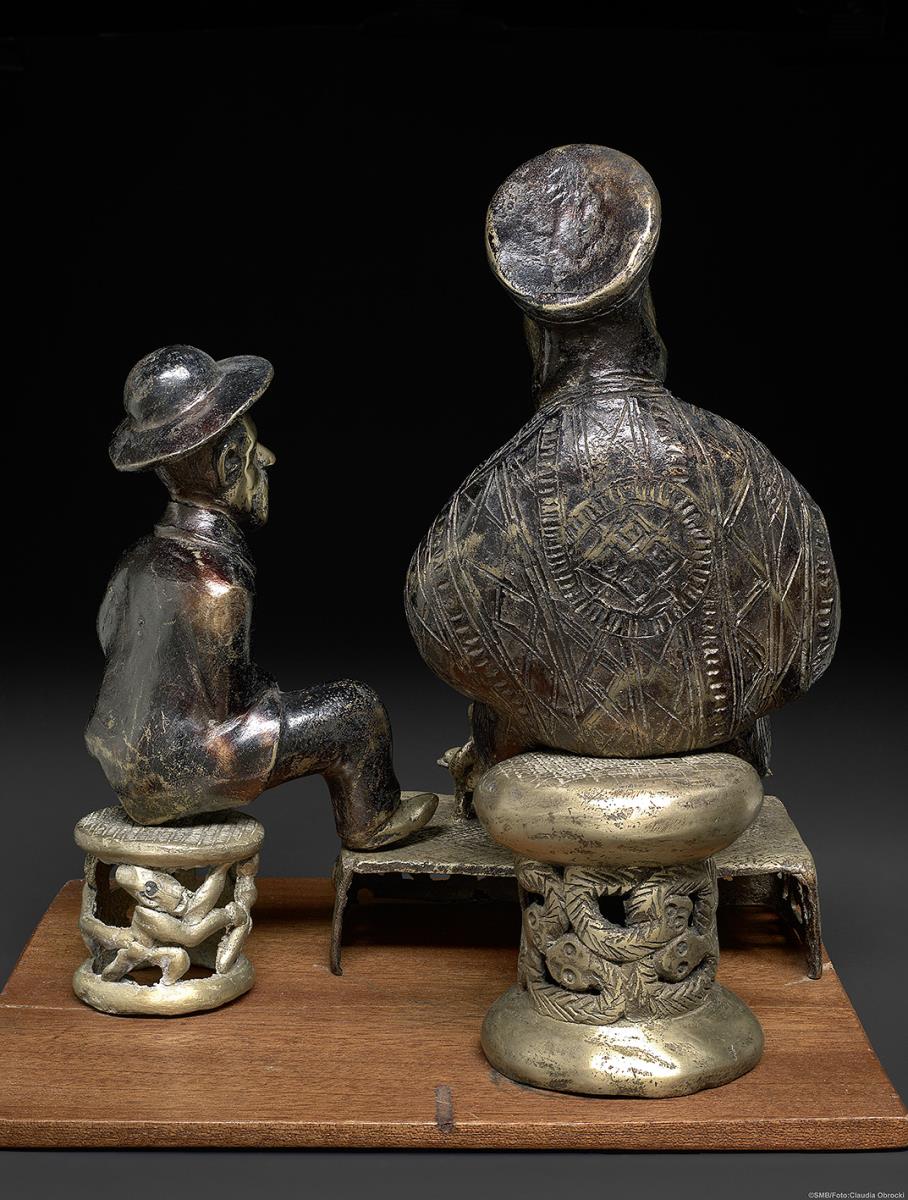 König Njoya und Rudolf Oldenburg