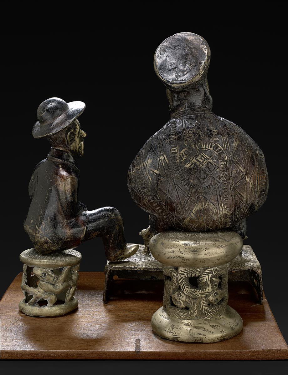 König Njoya und Rudolf Oldenburg