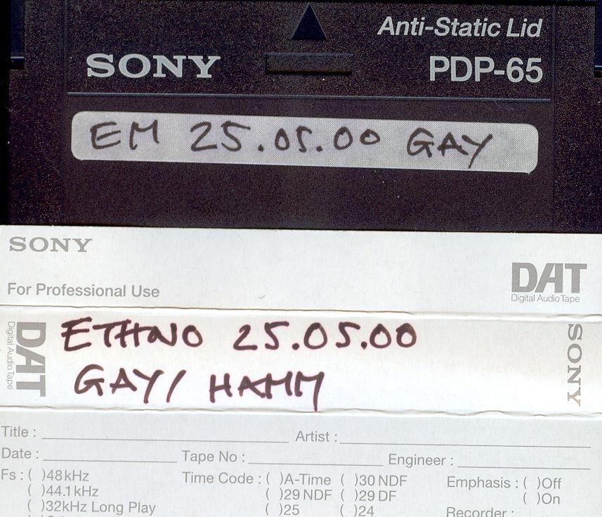EM (=Ethnomagazin) 25.05.00 GAY / HAMM