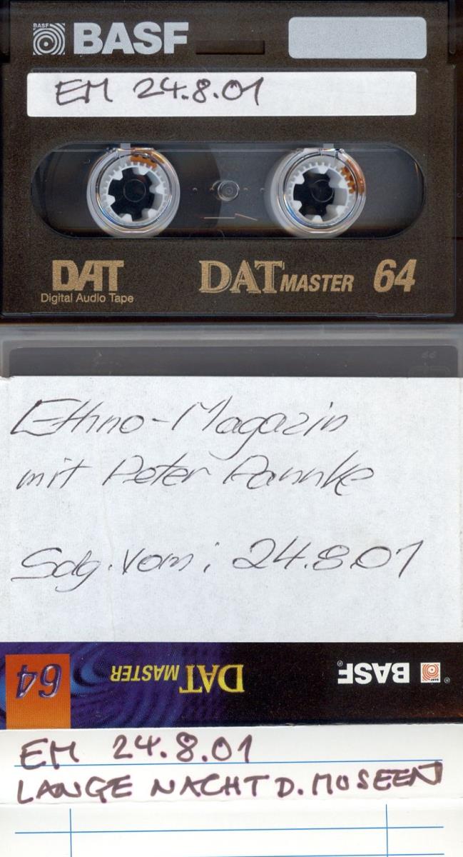 EM(=Ethnomagazin) 24.8.01 - Lange Nacht der Museen