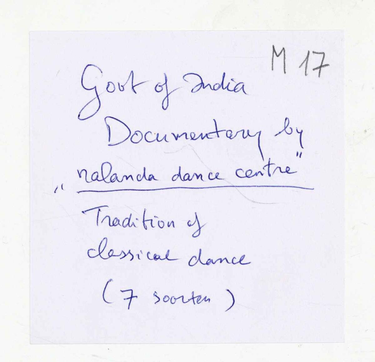 Nithya Bharathi Dance, Documentary: Nalanda Dance Centre